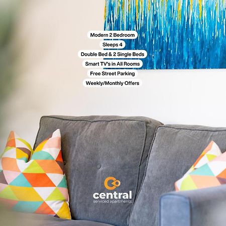 דאנדי Central Serviced Apartments - 2 Bedroom - Free Street Parking - Fast Wifi - Smart Tvs In All Rooms - Ground Level - Family Neighbourhood - 3 X Double Beds - Heating 24-7 - Trade Stays - Weekly & Monthly Offers מראה חיצוני תמונה